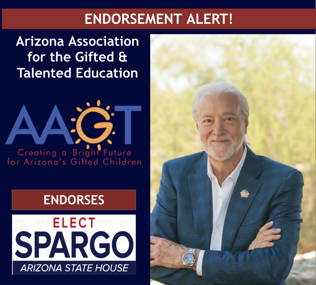 Rick Spargo Endorsement By AA for the Gifted & Talented Education