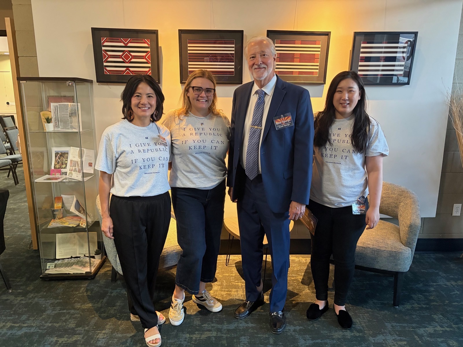 Rick Spargo Campaign Team at Scottsdale Holland Center Candidate Event 2026